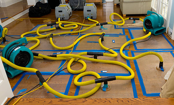 Professional Flood Damage Restoration technician working in Roosevelt, UT